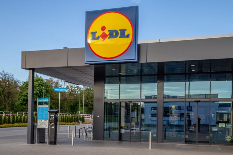 Market Lidl — strefa wejściowa
